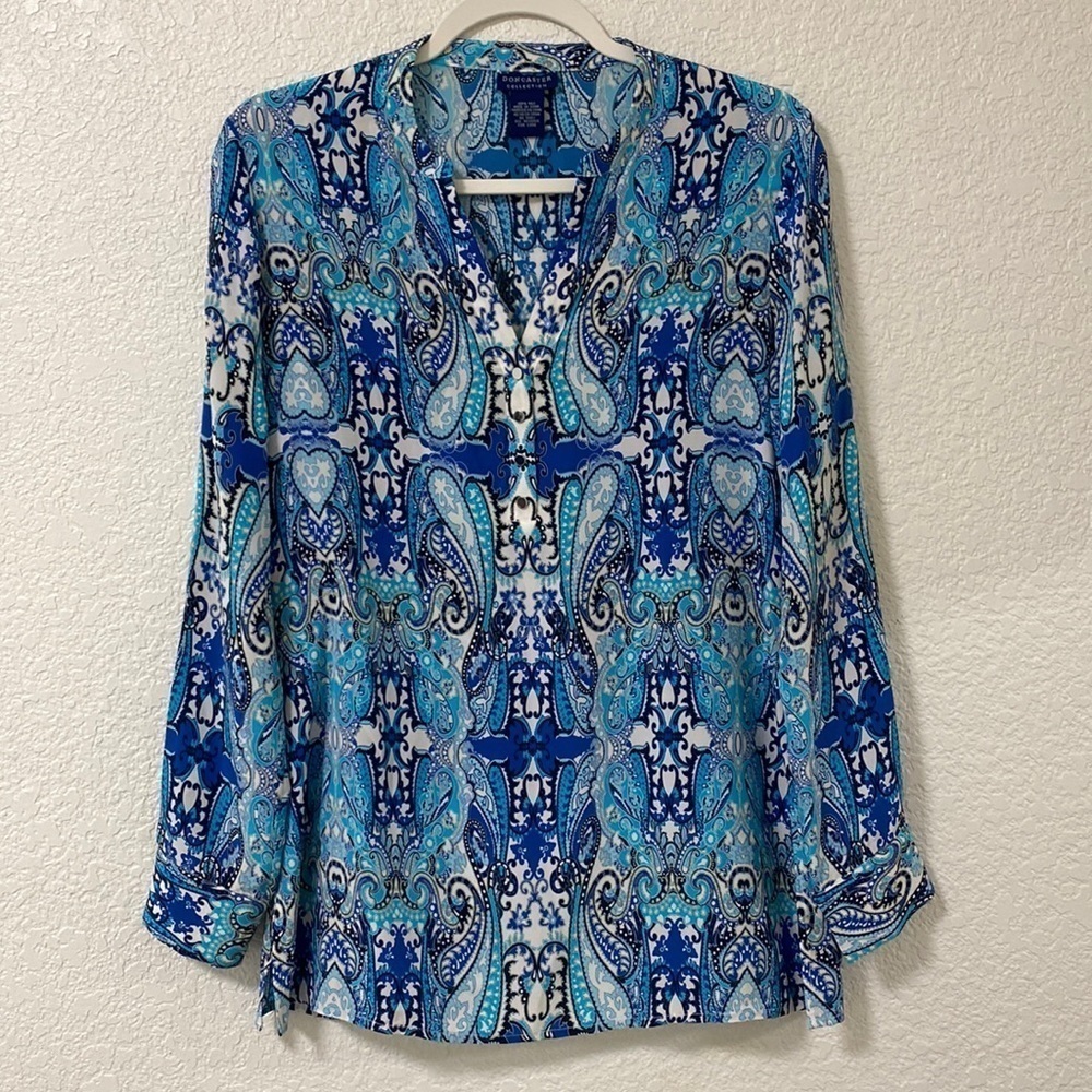 Doncaster Too Silk‎ Paisley Print business casual
